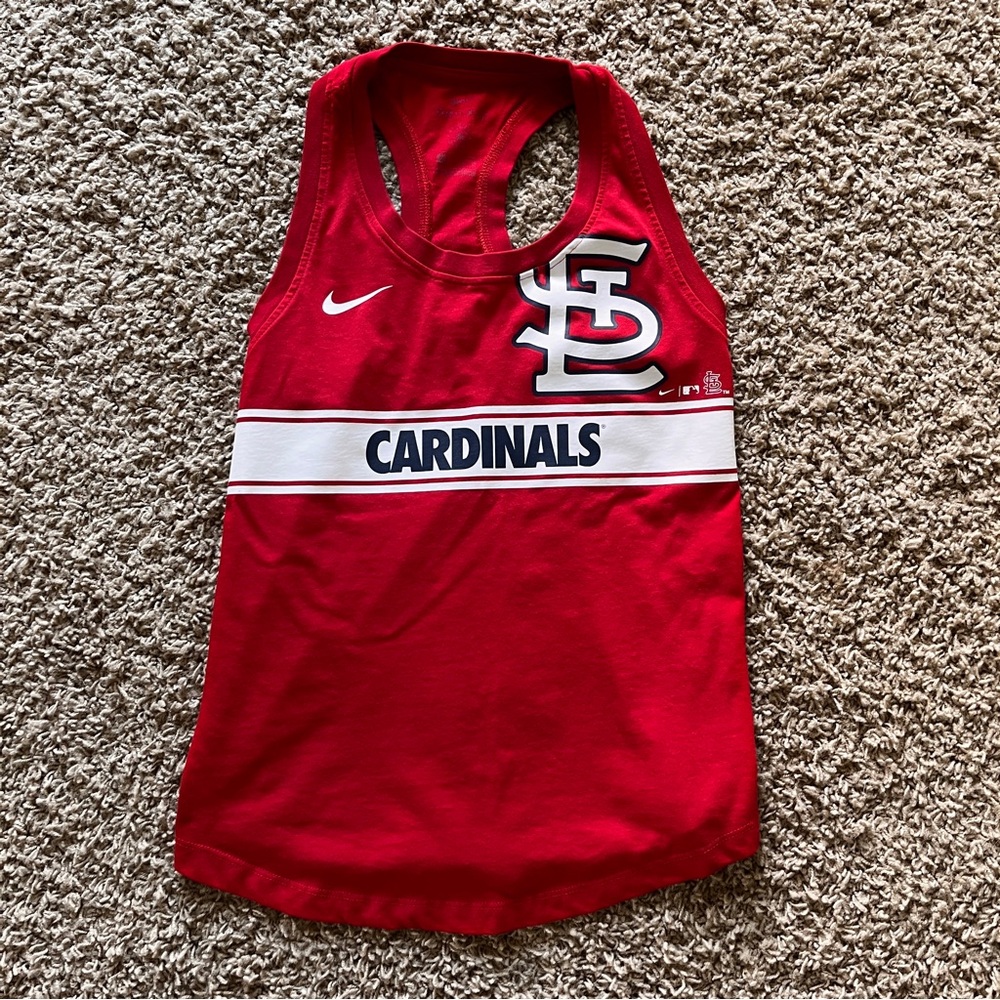 Stl cardinals mlb Nike racerback tank XS
